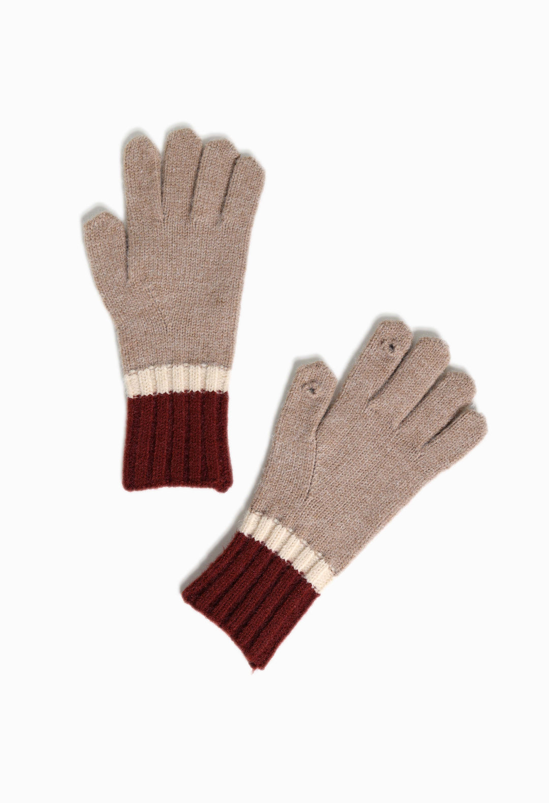 手袋 [MATINKIM]finger hole short gloves in khaki FINGER HOLE SHORT GLOVES IN KHAKI - MATINKIM