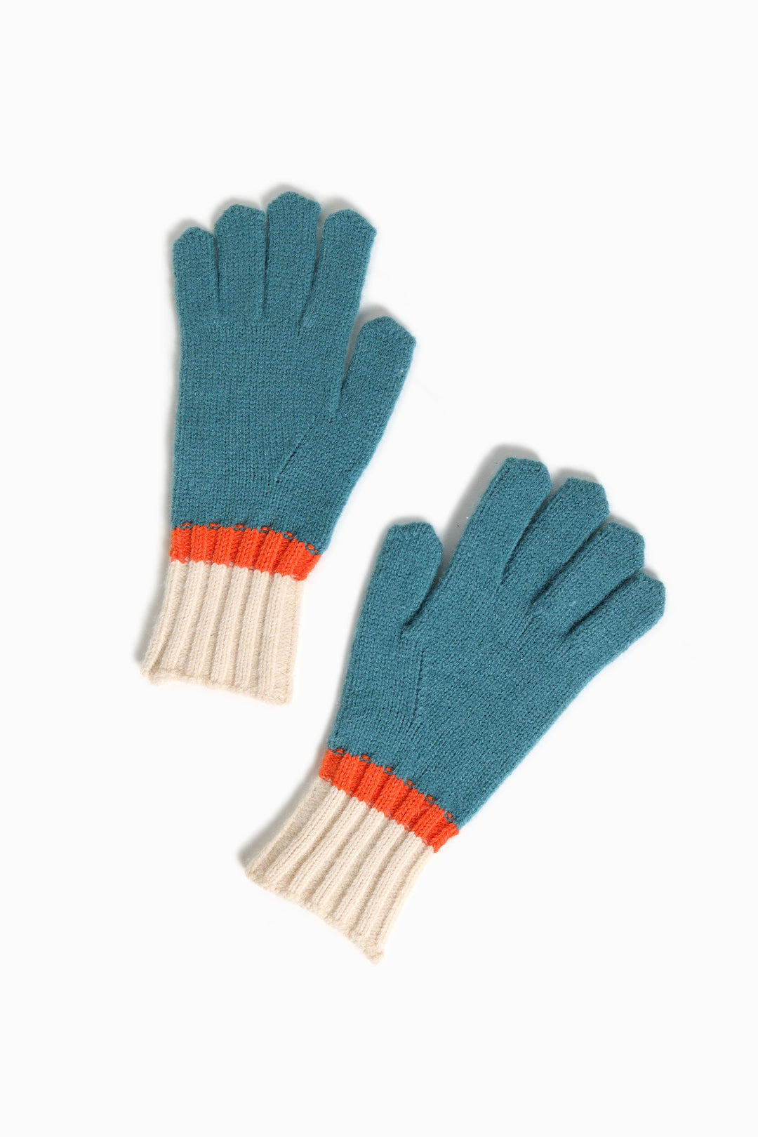 Tri-color Finger Hole Gloves – Look By M