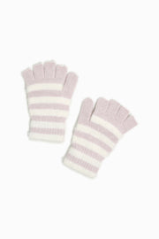 Eyelash Fingerless Flip Mittens