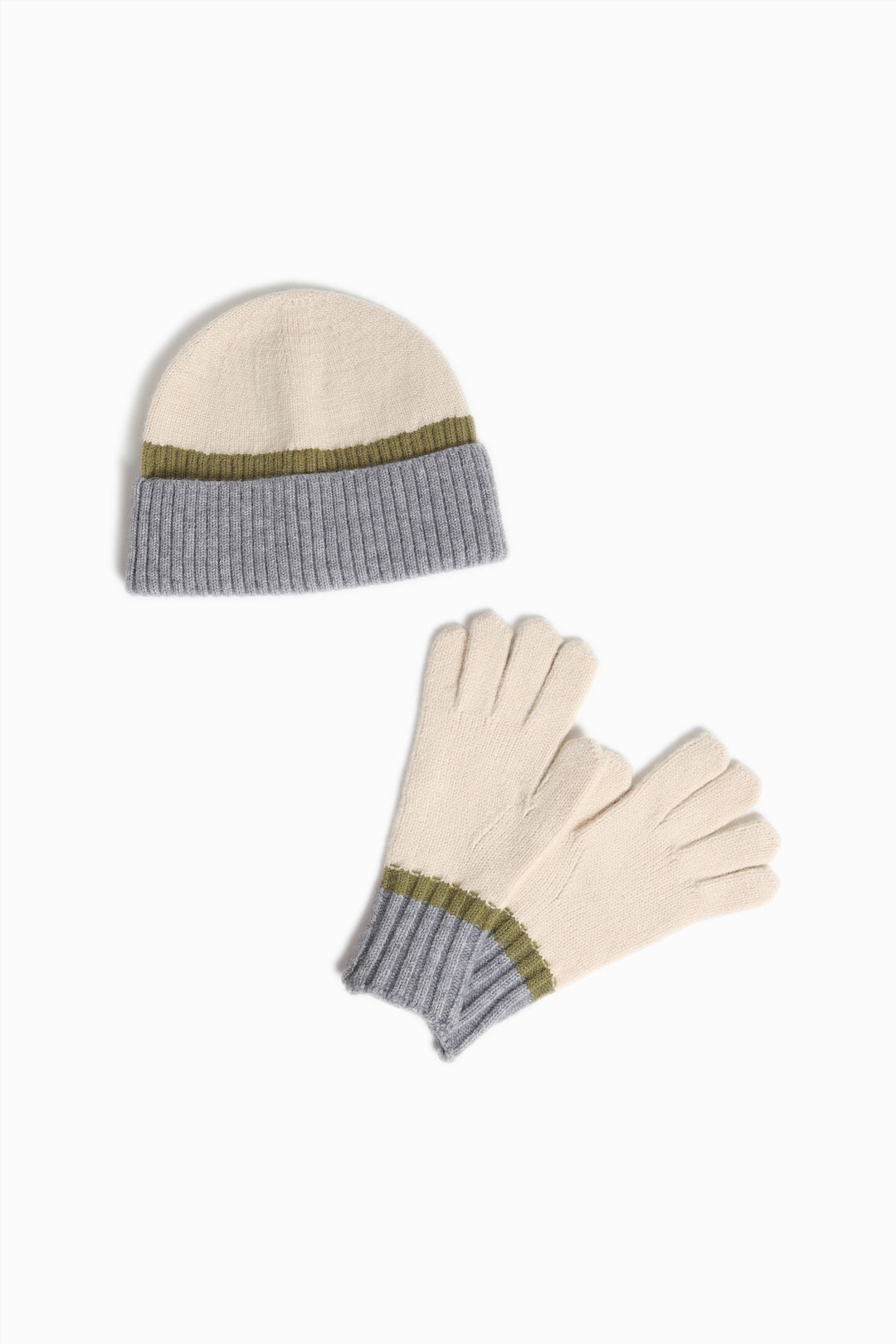 Tri-color Finger Hole Gloves – Look By M