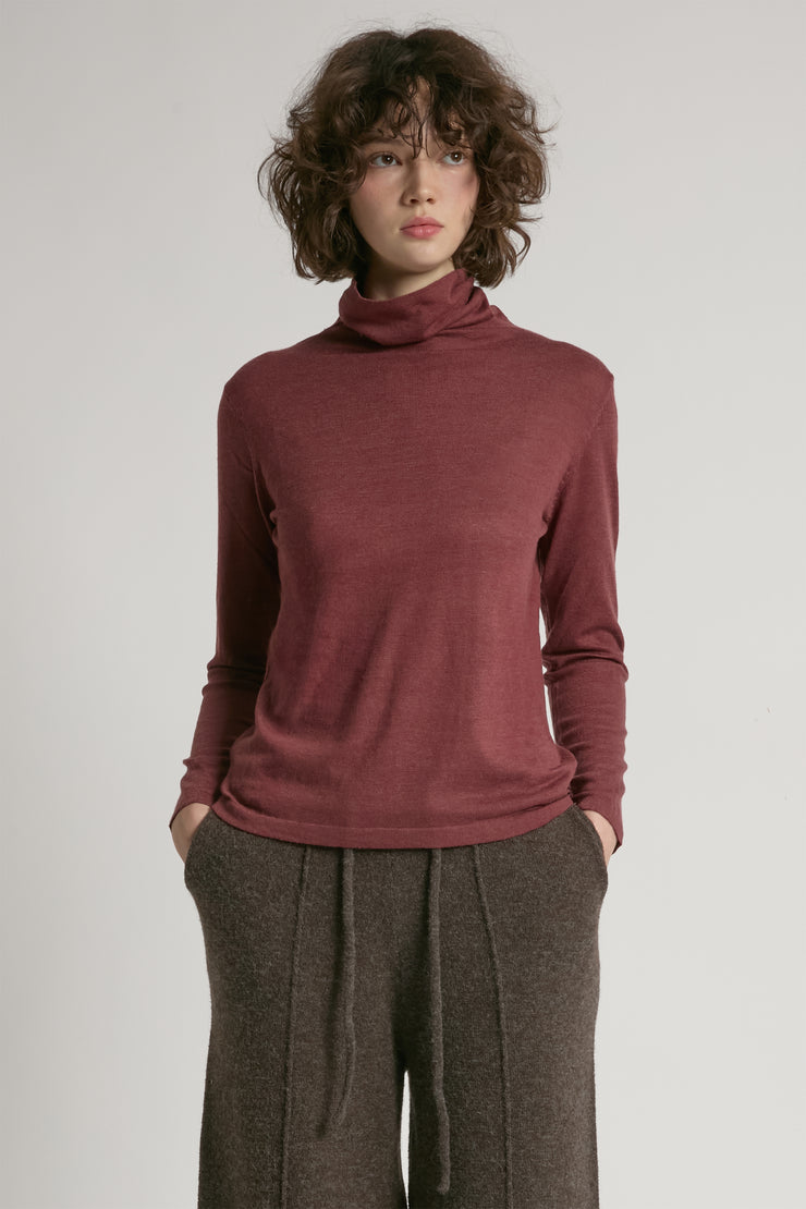 Turtle Neck Lightweight Sweater
