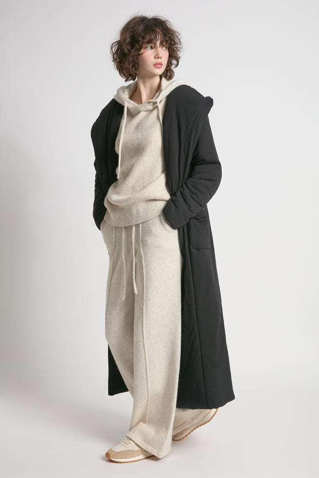 Belted Cotton Jersey Robe Coat