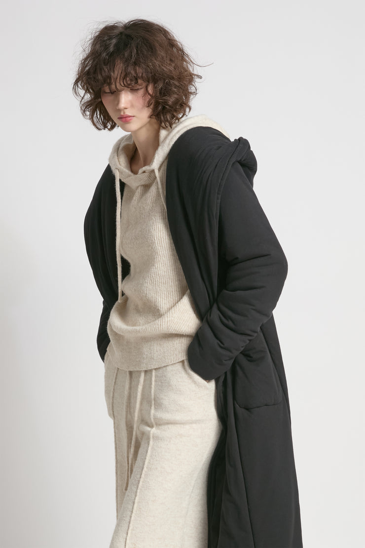 Belted Cotton Jersey Robe Coat