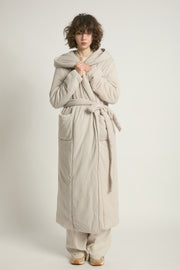 Belted Cotton Jersey Robe Coat