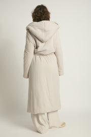 Belted Cotton Jersey Robe Coat
