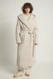 Belted Cotton Jersey Robe Coat