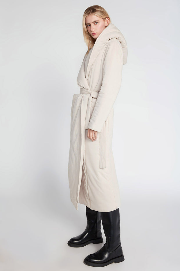 [10/7 RESTOCK] Belted Cotton Jersey Robe Coat