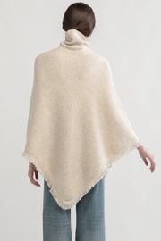 Tassel Knit Cape Poncho