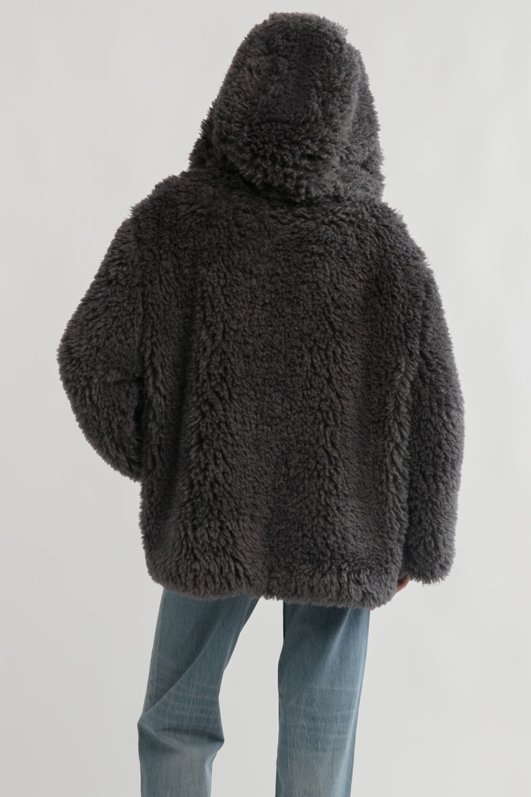 Shaggy Hood Fur Jacket – Look By M
