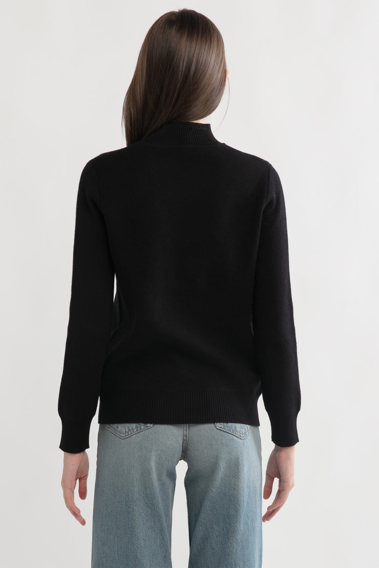 Thermal Mockneck Sweater