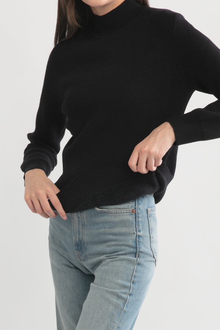 Thermal Mockneck Sweater