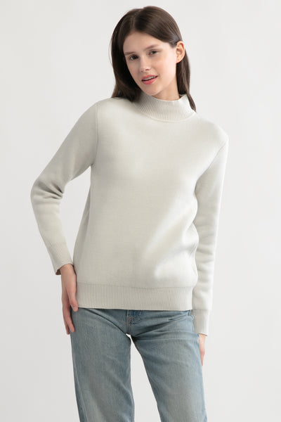 Thermal Mockneck Sweater