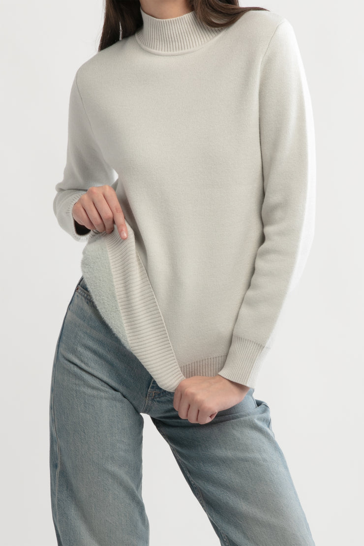 Thermal Mockneck Sweater