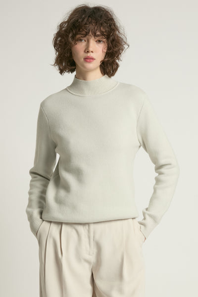 Thermal Mockneck Sweater