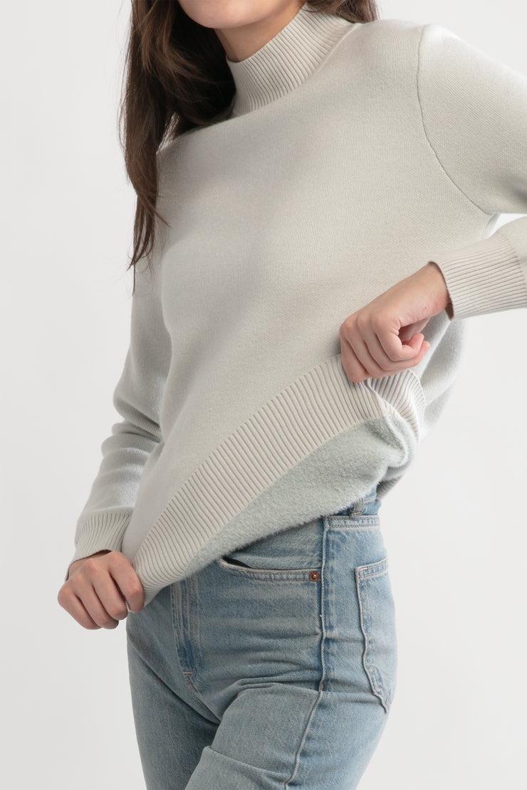 Thermal Mockneck Sweater