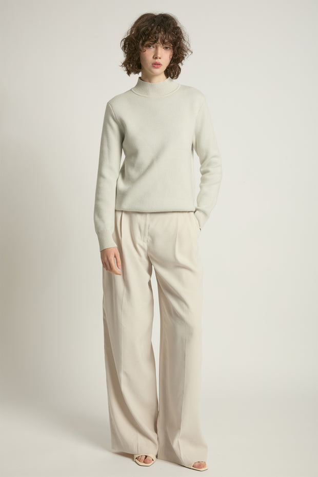 Thermal Mockneck Sweater
