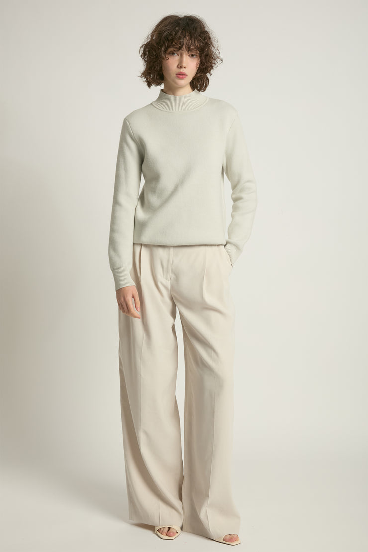 Thermal Mockneck Sweater
