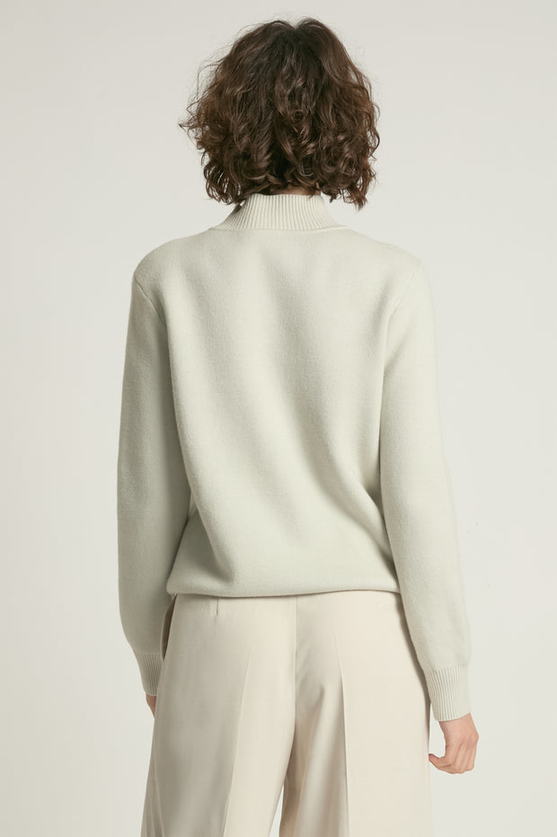 Thermal Mockneck Sweater
