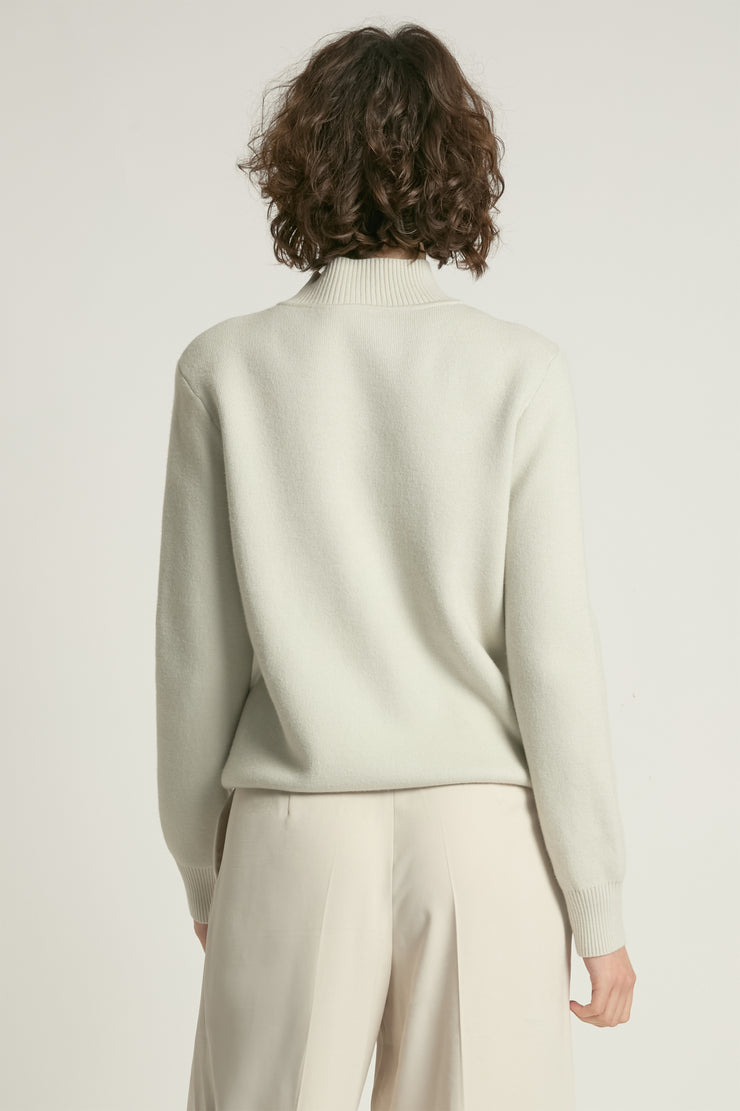 Thermal Mockneck Sweater