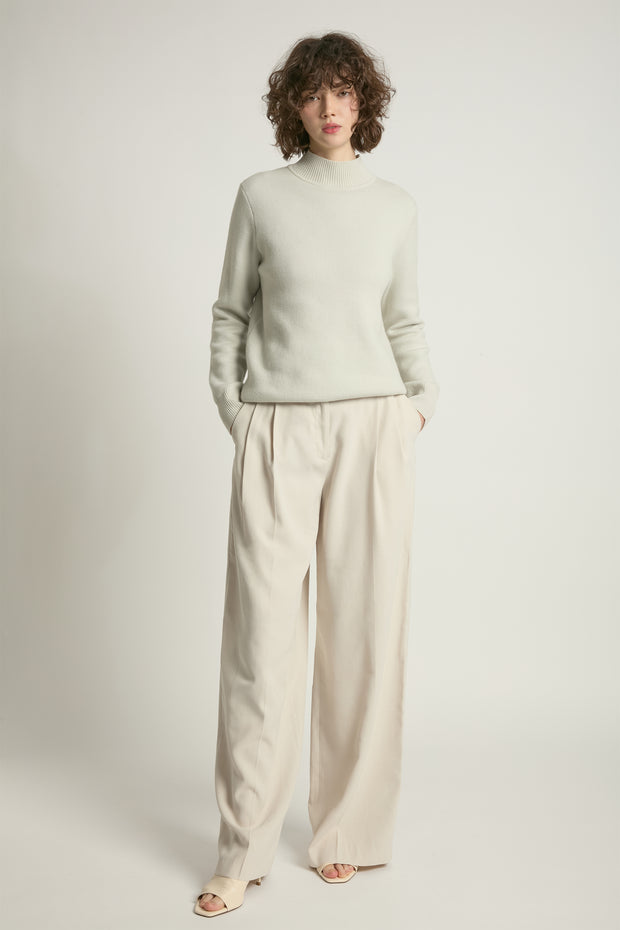 Thermal Mockneck Sweater