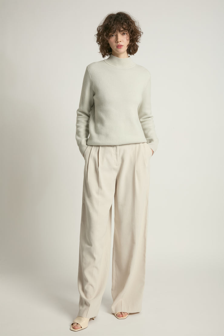 Thermal Mockneck Sweater