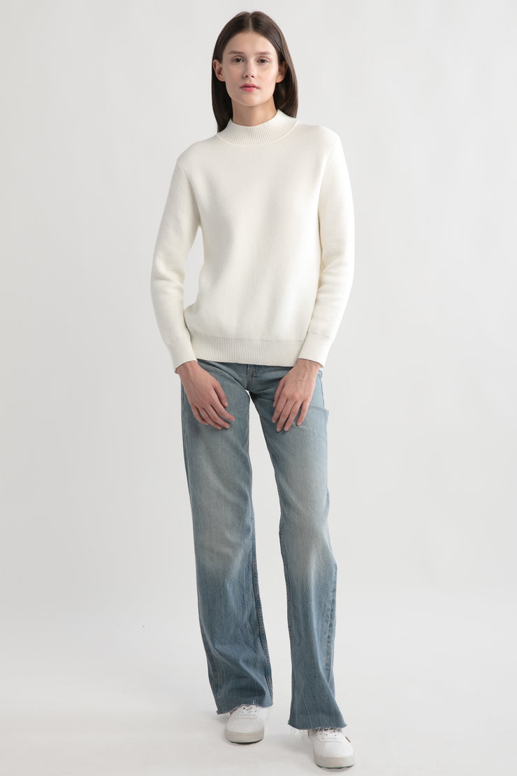 Thermal Mockneck Sweater