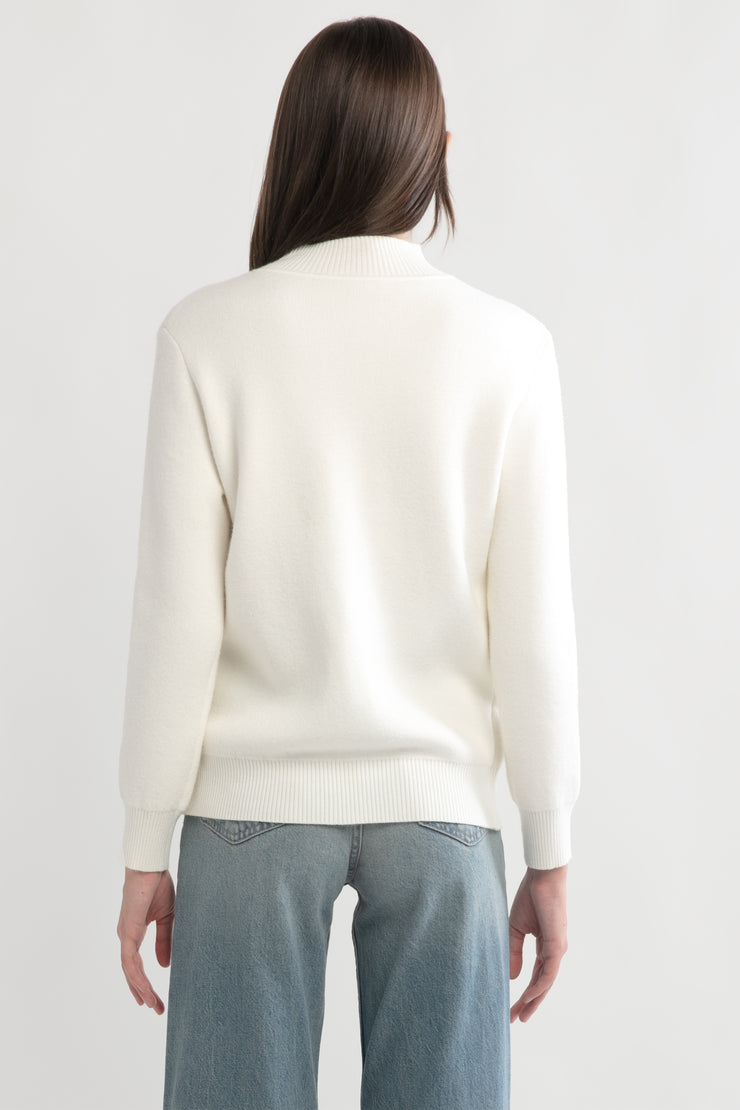 Thermal Mockneck Sweater