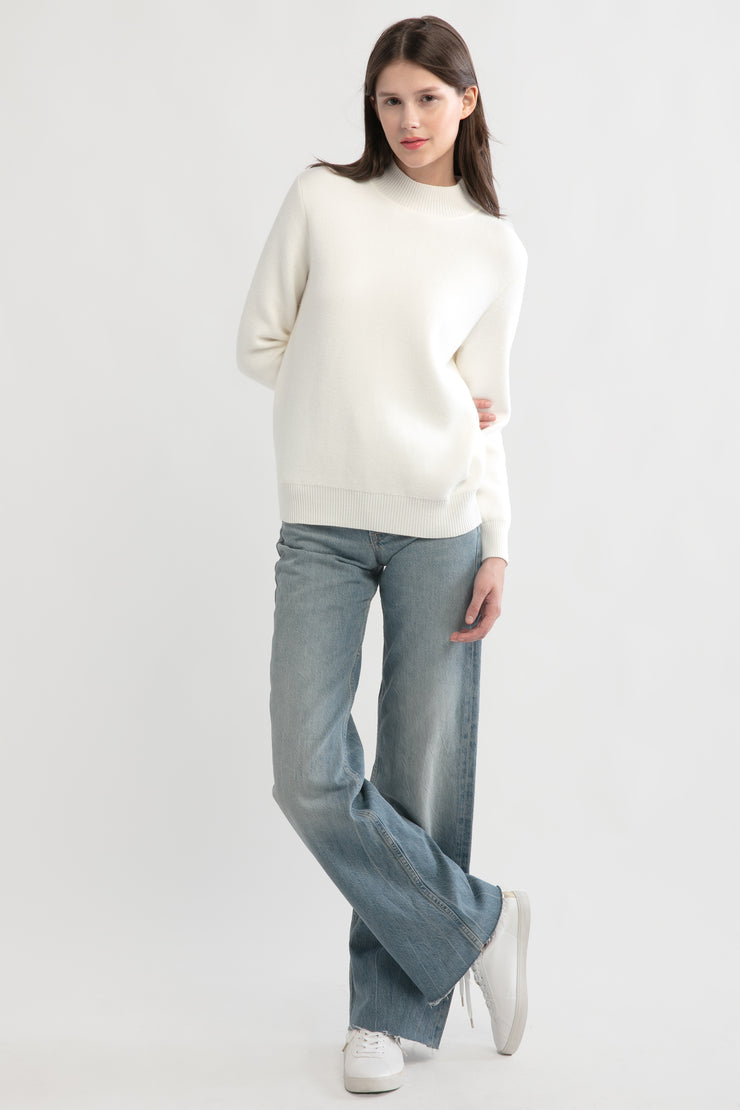 Thermal Mockneck Sweater