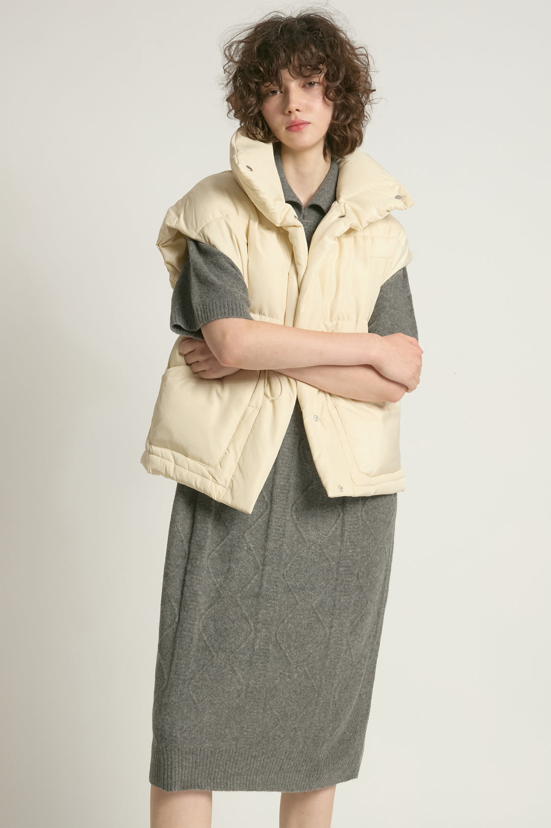 Cocoon Puffer Vest – Look By M