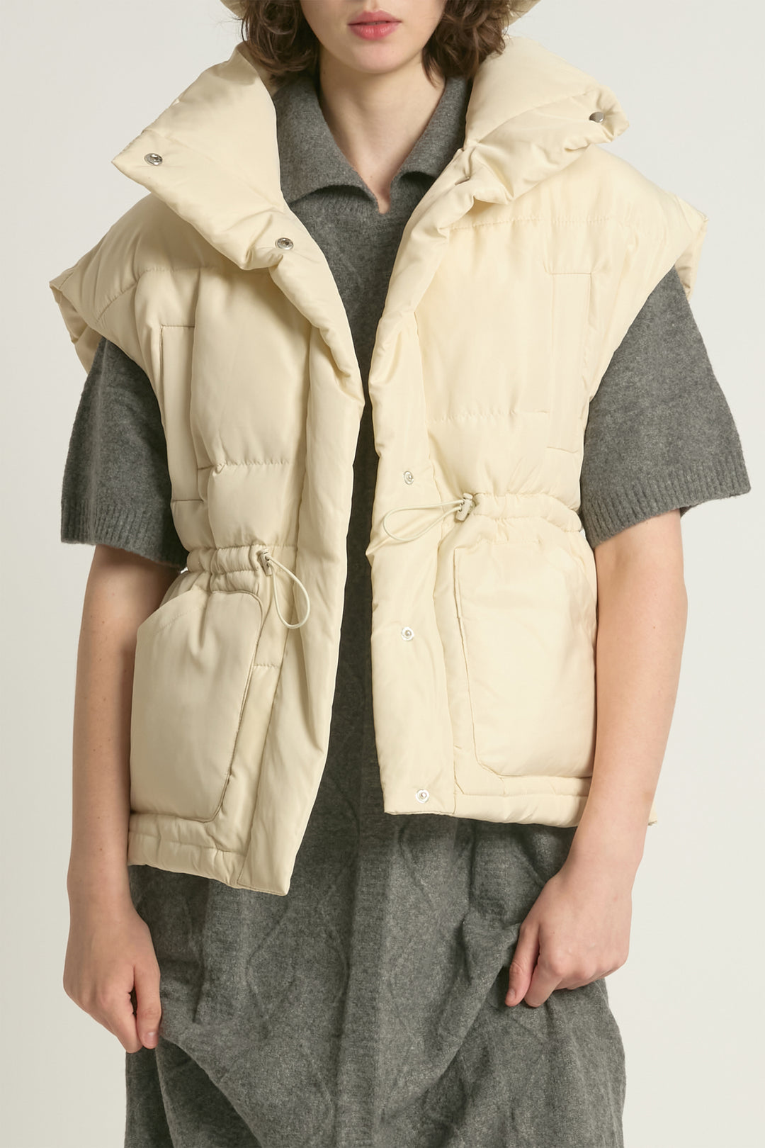 Cocoon Puffer Vest – Look By M