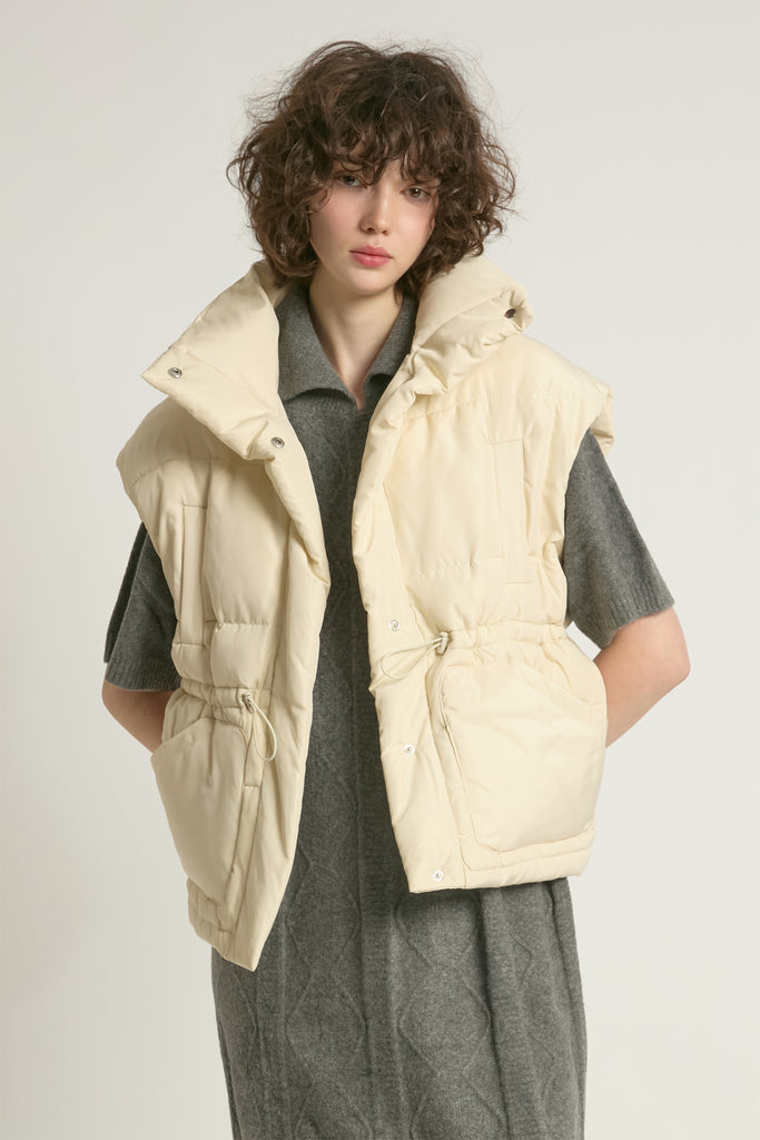 Cocoon Puffer Vest – Look By M