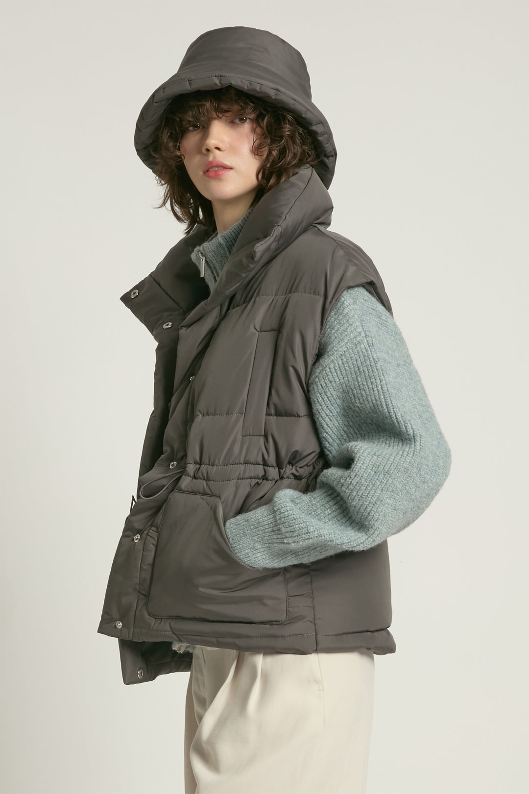 Cocoon Puffer Vest – Look By M