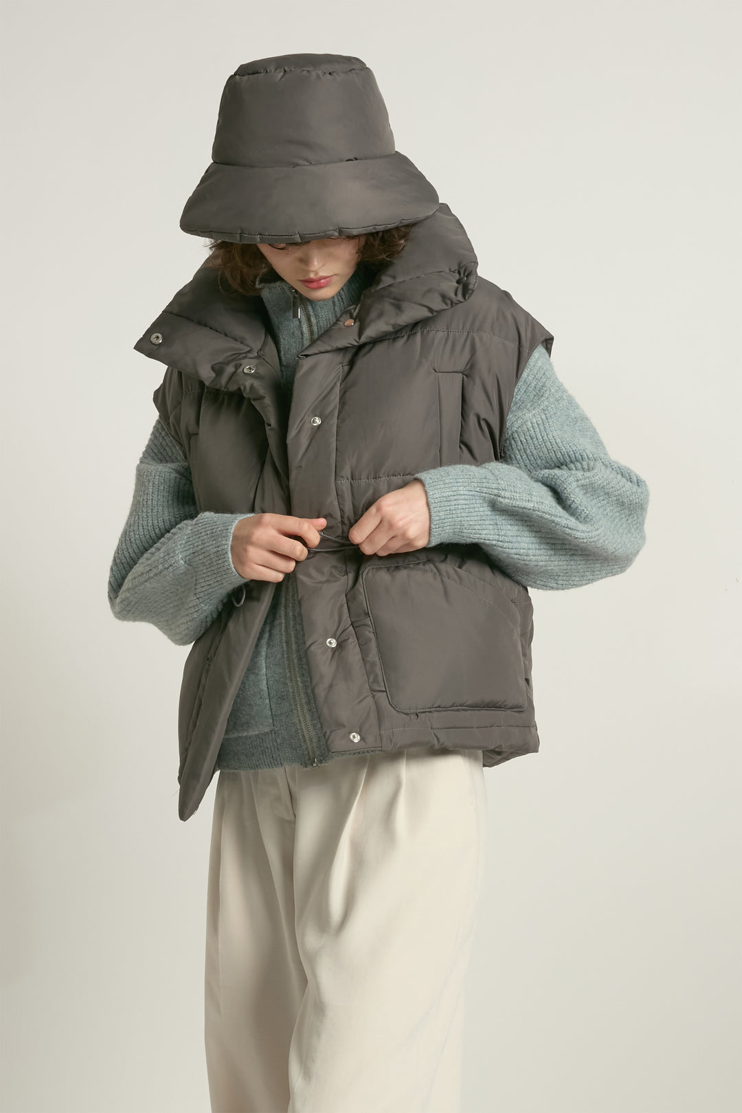 Cocoon Puffer Vest – Look By M