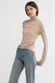 Ultra Stretch Tencel High Neck Top