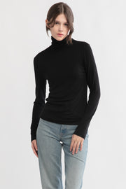 Ultra Stretch Tencel High Neck Top