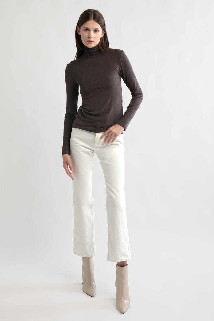 Ultra Stretch Tencel High Neck Top