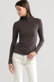 Ultra Stretch Tencel High Neck Top