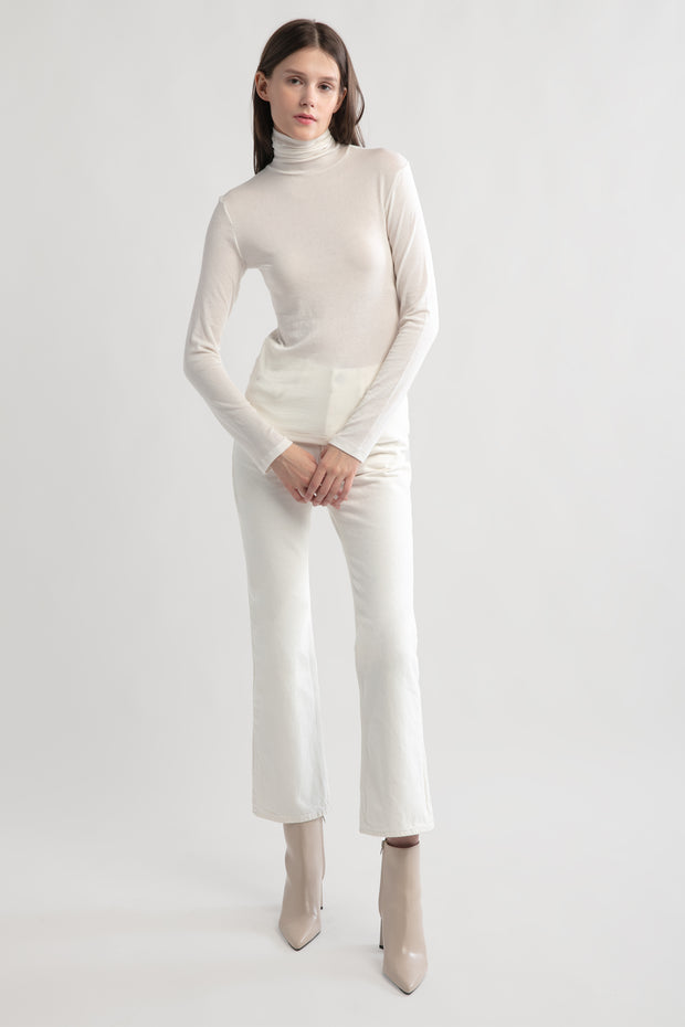 Ultra Stretch Tencel High Neck Top