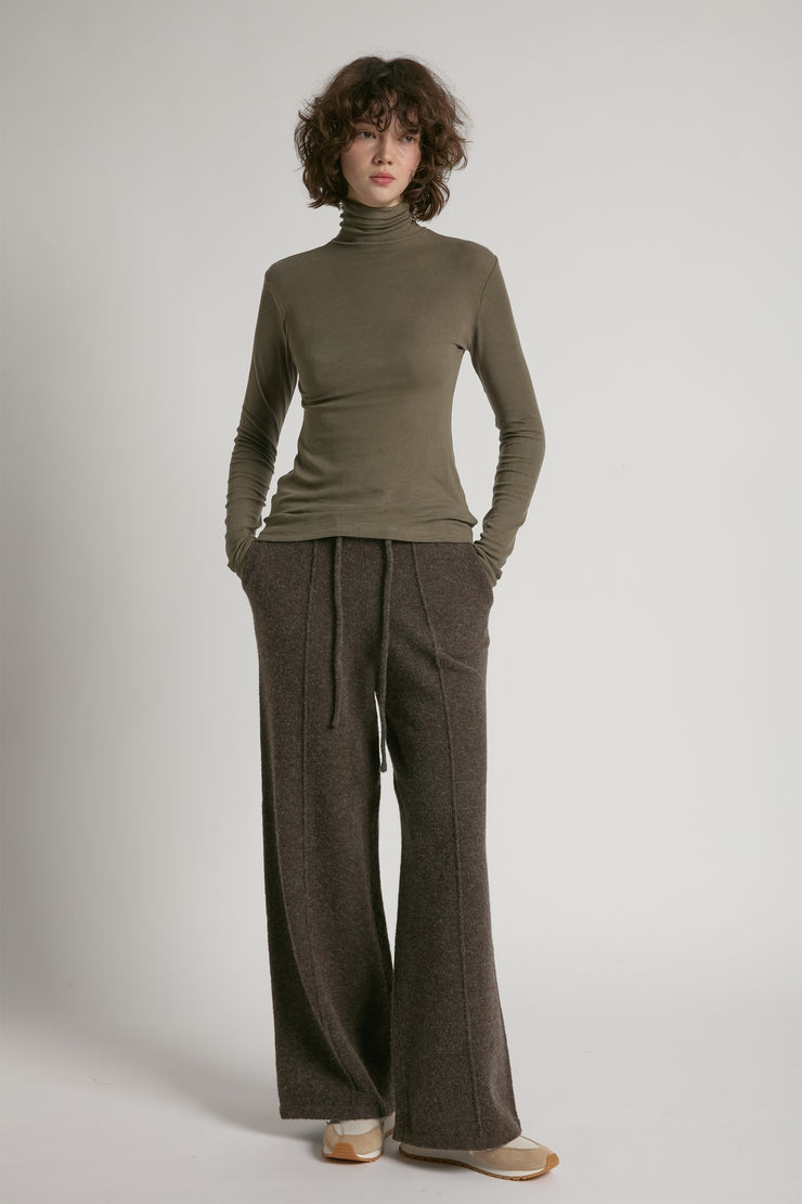 Ultra Stretch Tencel High Neck Top