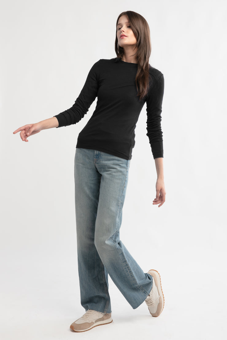 Ultra Stretch Tencel Long Sleeve T-shirt