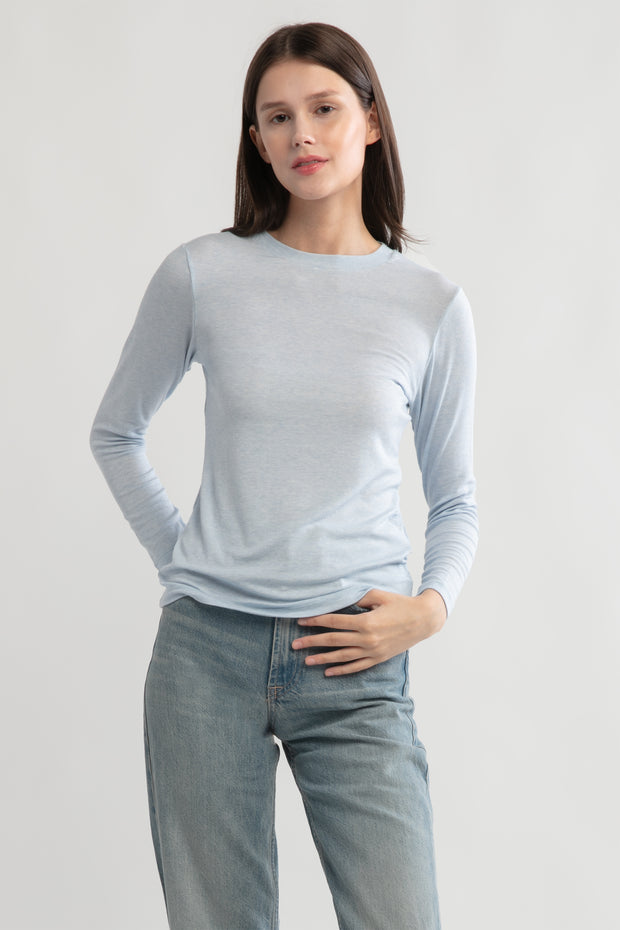 Ultra Stretch Tencel Long Sleeve T-shirt