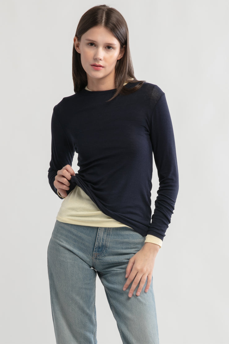 Ultra Stretch Tencel Long Sleeve T-shirt