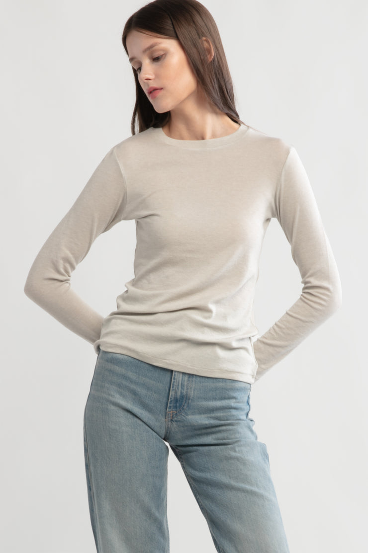 Ultra Stretch Tencel Long Sleeve T-shirt