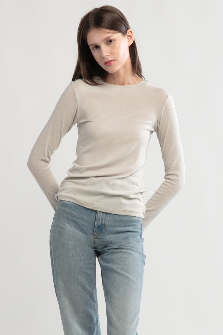 Ultra Stretch Tencel Long Sleeve T-shirt