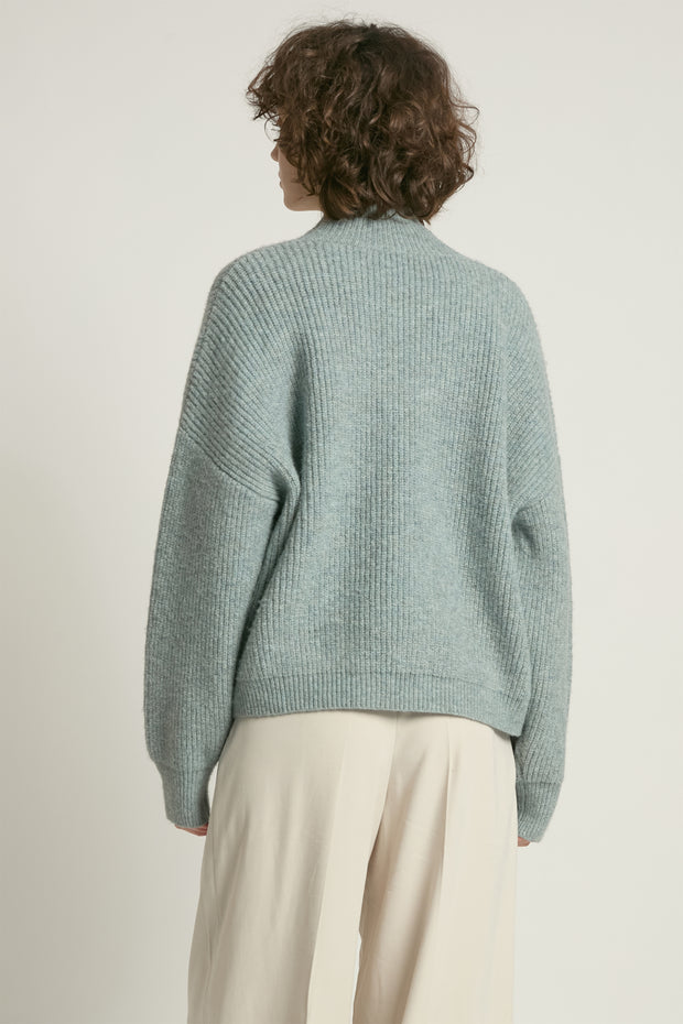 Bomber Zip Cardigan