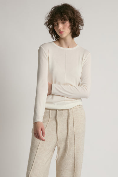 Ultra Stretch Tencel Front Seam Top