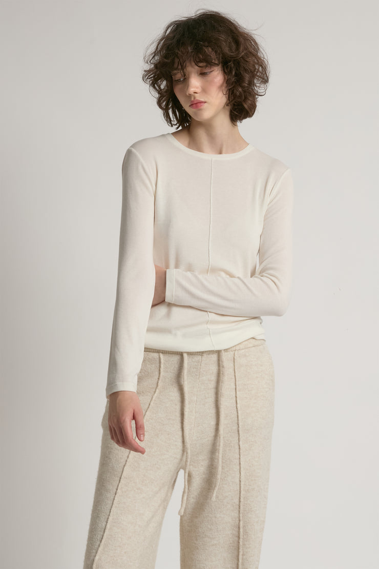 Ultra Stretch Tencel Front Seam Top