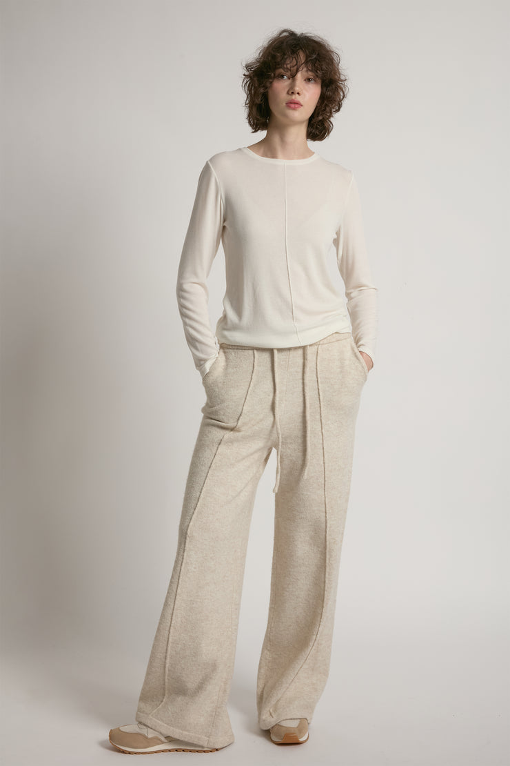 Ultra Stretch Tencel Front Seam Top