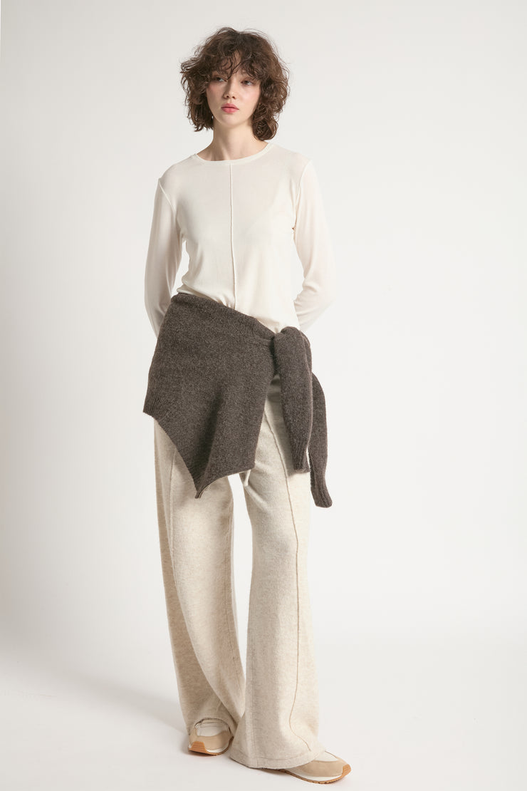 Ultra Stretch Tencel Front Seam Top