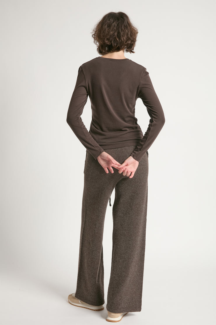 Ultra Stretch Tencel Front Seam Top